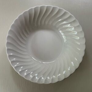 Sheffield Bone White Earthenware Round Vegetable Salad Bowl Pasta Bowl